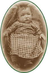 Charles Swegle when a baby (c. 1875)